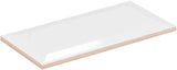 Satori Hudson Brilliant White Beveled 3-in x 6-in Glossy Ceramic Subway Wall Tile (0.12-sq. ft/ Piece)