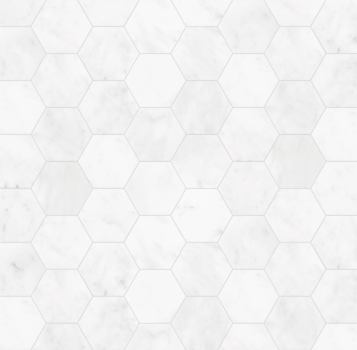 Satori Venatino 12-in x 12-in Polished Natural Stone Marble Look Hexagon Mosaic Wall Tile (0.95-sq. ft/ Piece)
