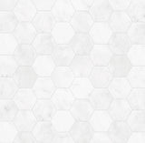Satori Venatino 12-in x 12-in Polished Natural Stone Marble Look Hexagon Mosaic Wall Tile (0.95-sq. ft/ Piece)
