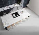 Satori Ikon Glacier 12-in x 24-in Matte Porcelain Floor Tile