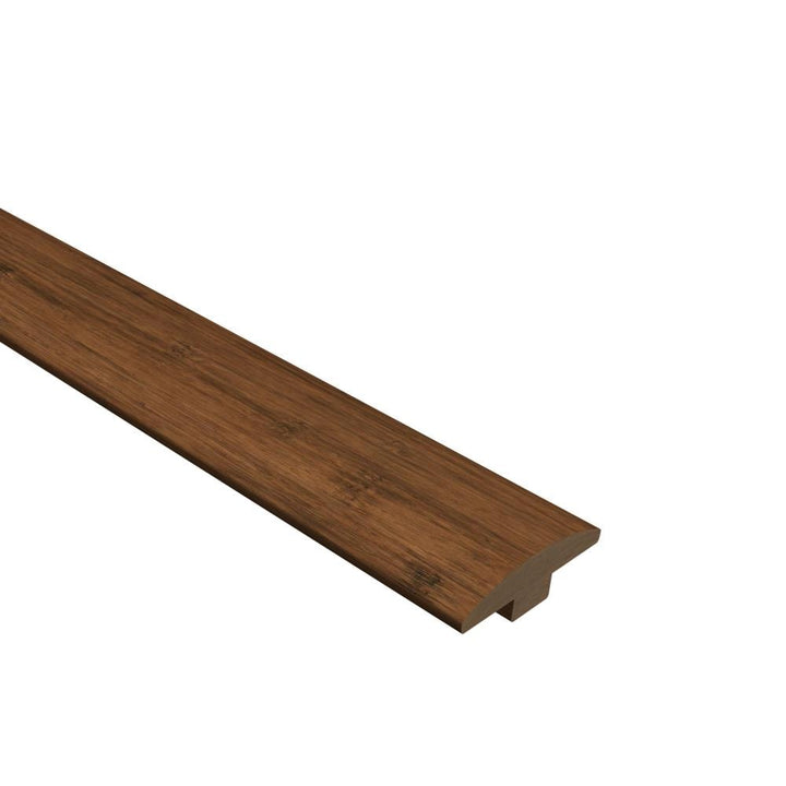 Cali Bamboo GeoWood Aged Amber T-Moulding, 1.96-in W x 72.04-in L x 0.55-in T