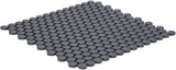 Satori Hudson Carbon Matte 12-in x 12-in Unglazed Porcelain Penny Round Floor and Wall Tile (0.9-sq ft per Piece)