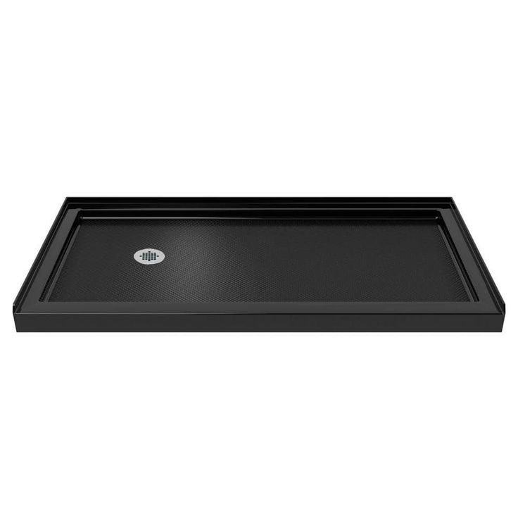 DreamLine SlimLine 32 in. D x 60 in. W Single Threshold Shower Base in White