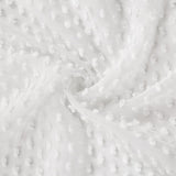 Valeria 70 in. x 72 in. White Shower Curtain - Super Arbor