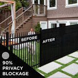 BOEN Black Polyethelene Chain Link Fence Screen