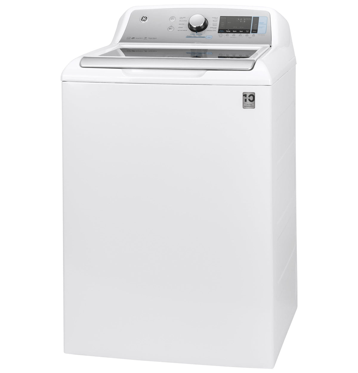 GE 5-cu ft High Efficiency Agitator Top-Load Washer (White) ENERGY STAR, GTW845CSNWS
