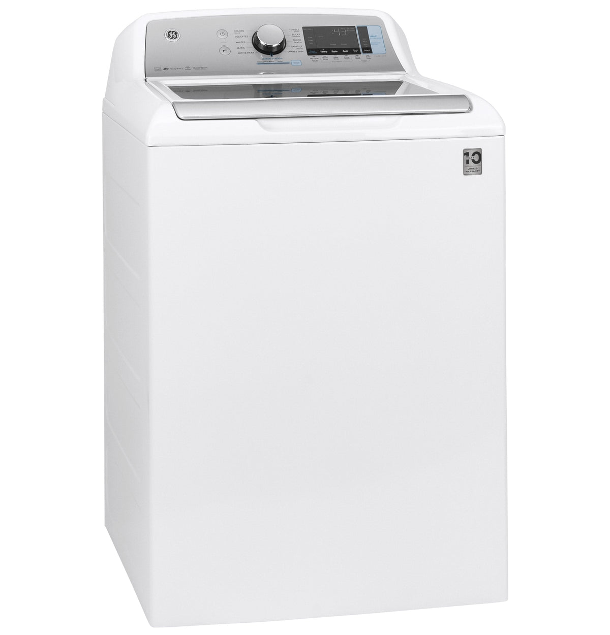 GE 5-cu ft High Efficiency Agitator Top-Load Washer (White) ENERGY STAR, GTW845CSNWS