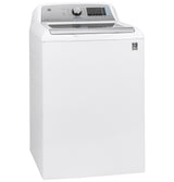 GE 5-cu ft High Efficiency Agitator Top-Load Washer (White) ENERGY STAR, GTW845CSNWS