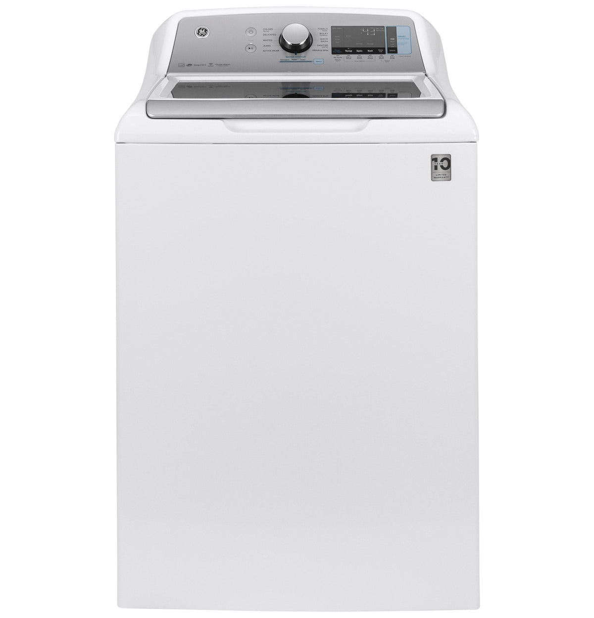 GE 5-cu ft High Efficiency Agitator Top-Load Washer (White) ENERGY STAR, GTW845CSNWS