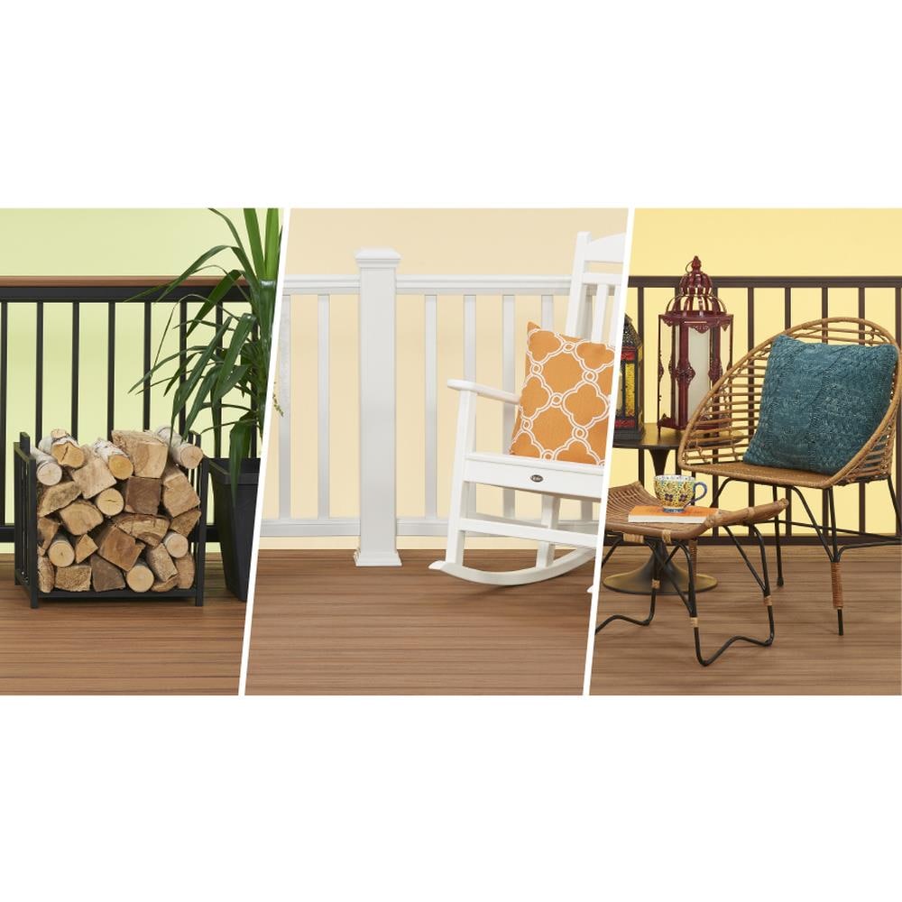 Trex Transcend 2-in x 6-in Tiki Torch Square Composite Deck Board (32-Pack)