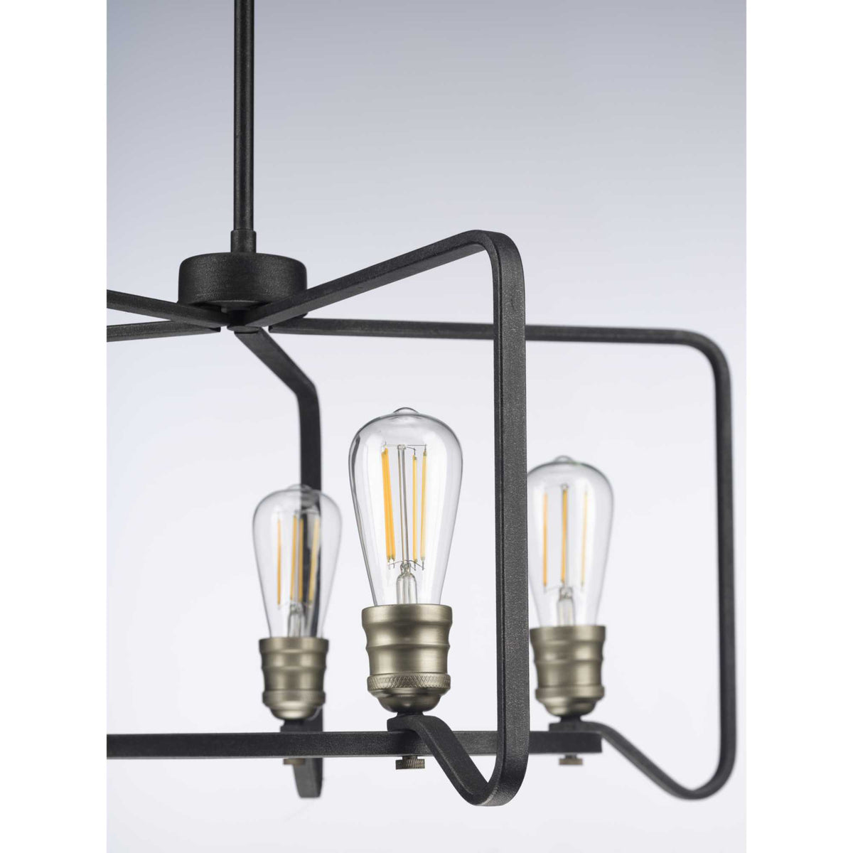 Progress Lighting Foster 5-Light Black Farmhouse Chandelier