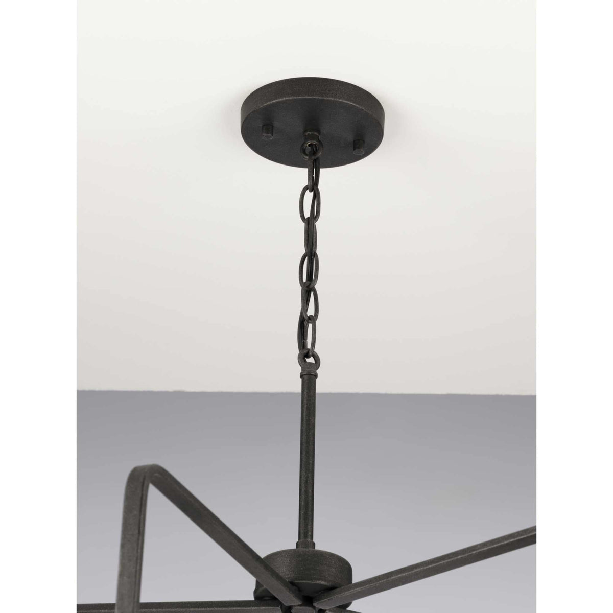 Progress Lighting Foster 5-Light Black Farmhouse Chandelier