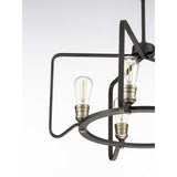 Progress Lighting Foster 5-Light Black Farmhouse Chandelier