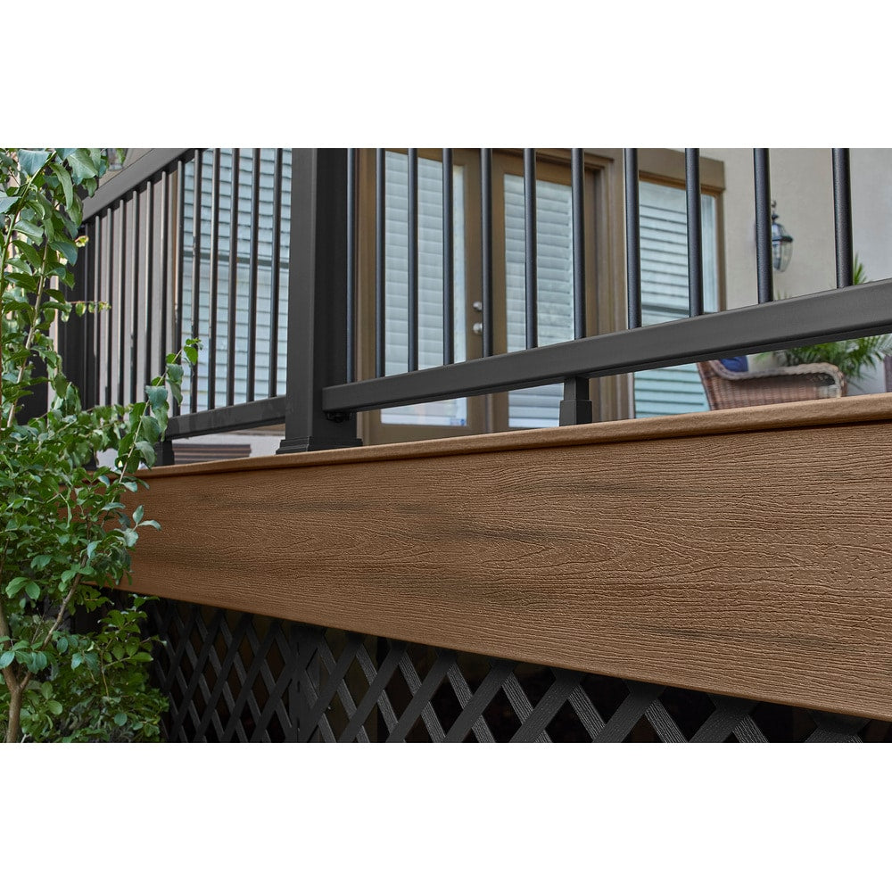 Trex Enhance Naturals 1-in x 8-in x 12-ft Composite Toasted Sand Fascia Deck Board (Actual Size: 0.56-in x 7.25-in)