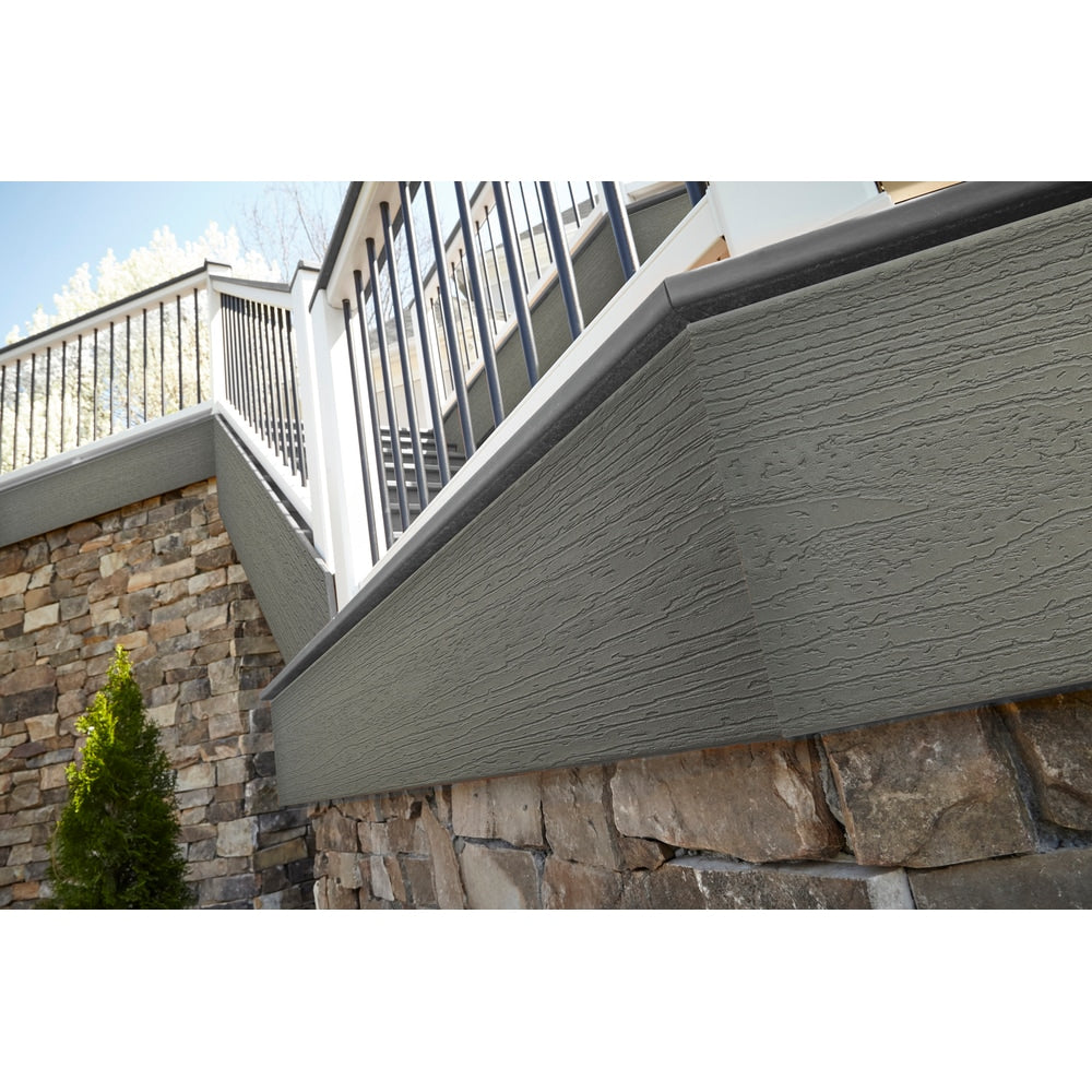 Trex Enhance Basics 1-in x 8-in x 12-ft Composite Clam Shell Fascia Deck Board (Actual Size: 0.56-in x 7.25-in)