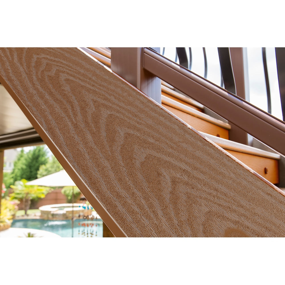 Trex Enhance Basics 1-in x 12-in x 12-ft Composite Saddle Fascia Deck Board (Actual Size: 0.56-in x 11.375-in)