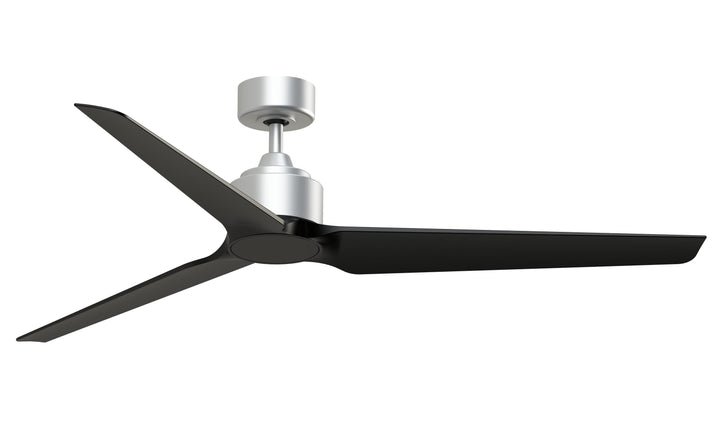 Fanimation TriAire Custom 64-in Silver Indoor/Outdoor Smart Ceiling Fan with Remote (3-Blade)