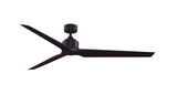 Fanimation TriAire Custom 72-in Dark Bronze Indoor/Outdoor Smart Ceiling Fan with Remote (3-Blade)