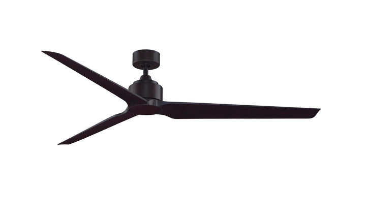 Fanimation TriAire Custom 72-in Dark Bronze Indoor/Outdoor Smart Ceiling Fan with Remote (3-Blade)
