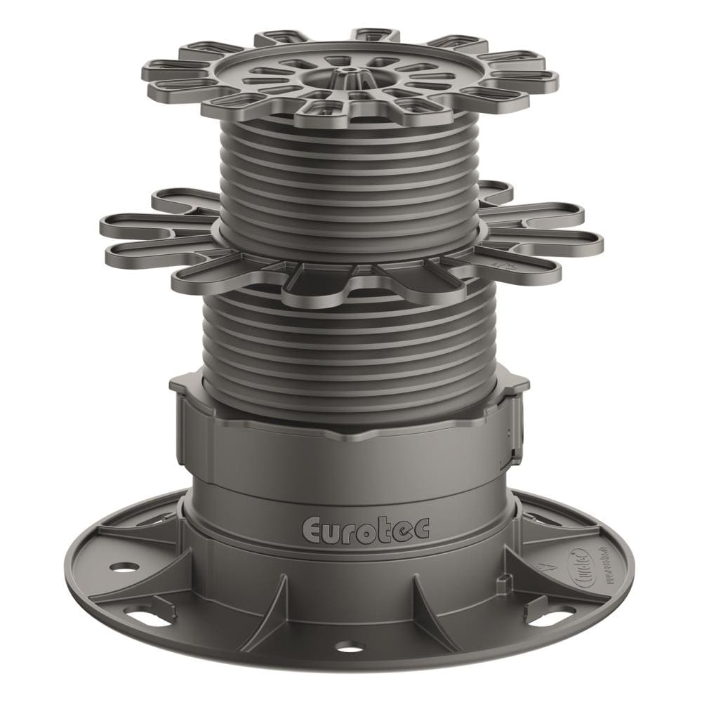 Eurotec 1-1/8-in Black Plastic Post Base Support (10-Pack)