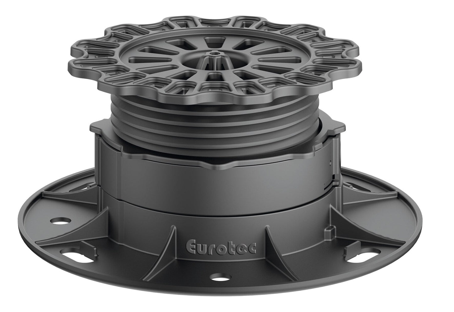 Eurotec 1-1/8-in Black Plastic Post Base Support (10-Pack)