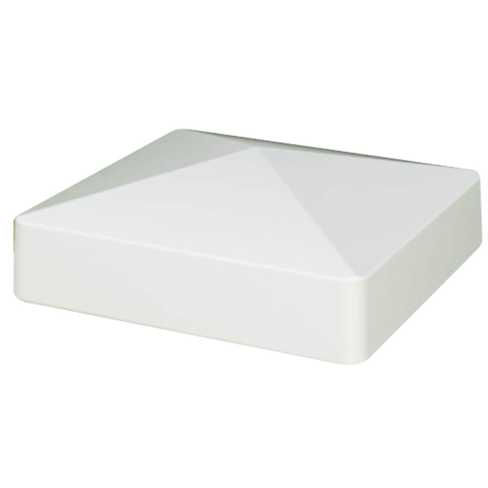 Outdoor Essentials 5.25-in W x 5.25-in L Vinyl Fence Post Cap- Fits Common Post Measurement