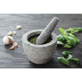 6 in. x 4.3 in. Granite Mortar and Pestle