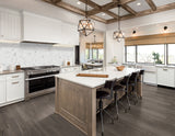 Satori Sedona Walnut 6-in x 36-in Matte Porcelain Wood Look Floor and Wall Tile (1.45-sq ft Piece)