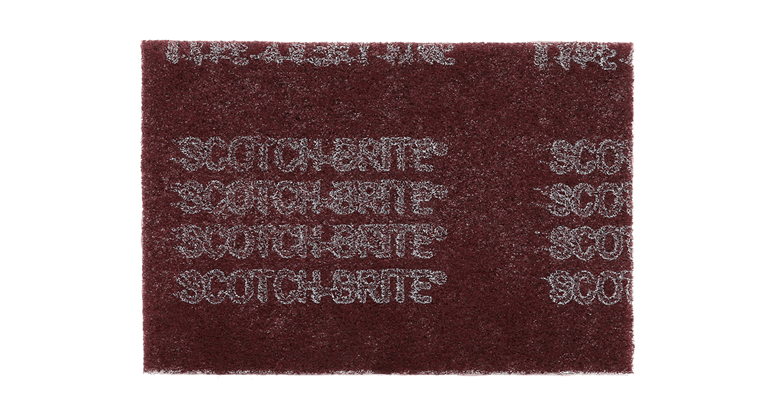 3M Scotch-Brite 7447 General Purpose Hand Pads, Very Fine, 6 in x 9 in (Pack of 5)