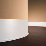 Flexco 4-in x 120-ft True White Vinyl Wall Base