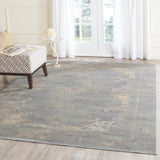 Safavieh Vintage Christina 4 x 6 Gray/Multi Indoor Distressed/Overdyed Vintage Area Rug