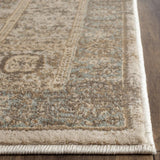 Safavieh Vintage Bastilla 2 x 12 Beige/Light Blue Indoor Distressed Overdyed Runner Rug