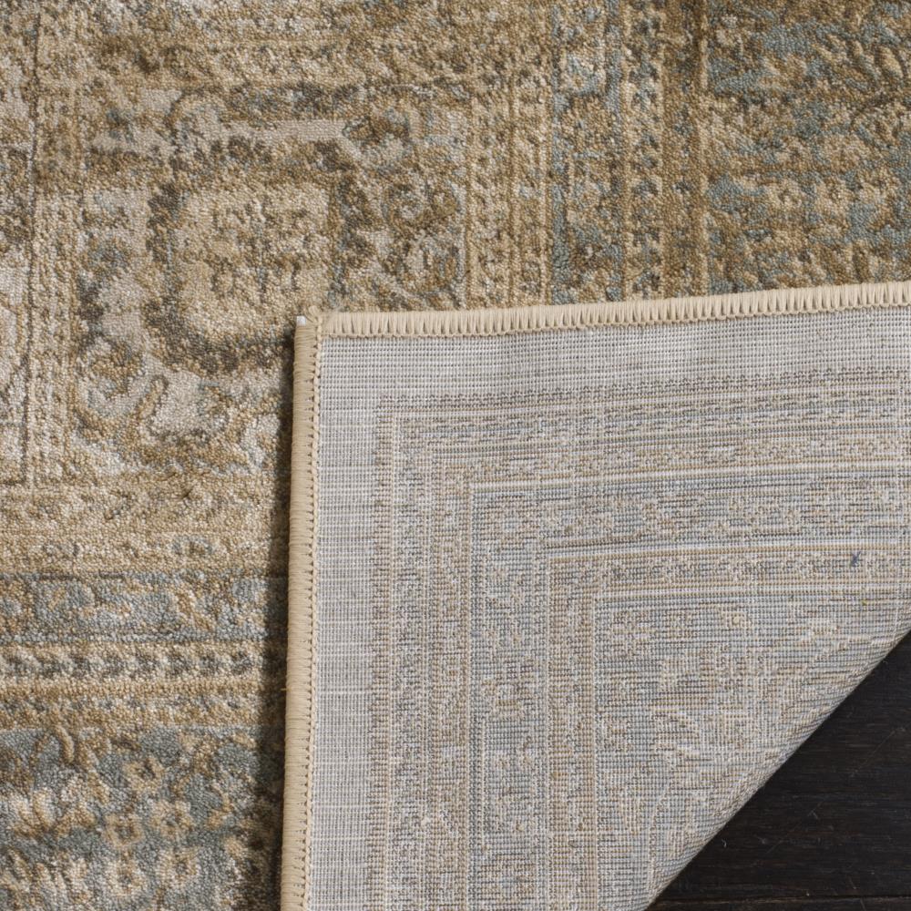Safavieh Vintage Bastilla 2 x 12 Beige/Light Blue Indoor Distressed Overdyed Runner Rug
