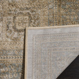 Safavieh Vintage Bastilla 2 x 12 Beige/Light Blue Indoor Distressed Overdyed Runner Rug