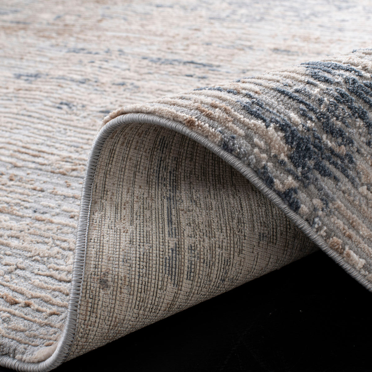 Safavieh Invista Neno 4 x 6 Cream/Charcoal Indoor Abstract Industrial Area Rug