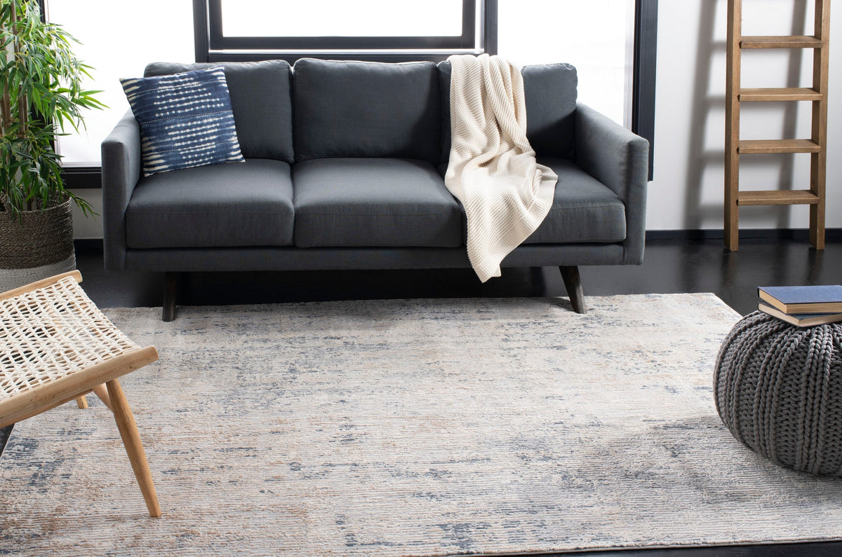 Safavieh Invista Neno 4 x 6 Cream/Charcoal Indoor Abstract Industrial Area Rug