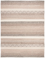 Safavieh Natura Denali 9 x 12 Beige Indoor Stripe Coastal Handcrafted Wool Area Rug