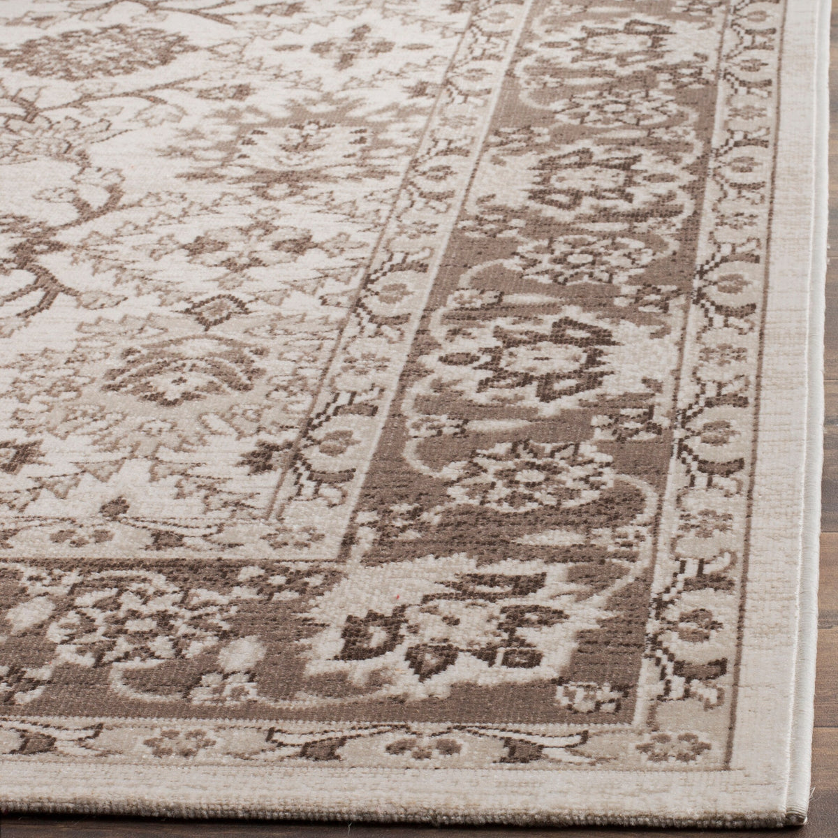 Safavieh Artisan Cunio 9 x 12 Ivory/Brown Indoor Floral/Botanical Oriental Area Rug