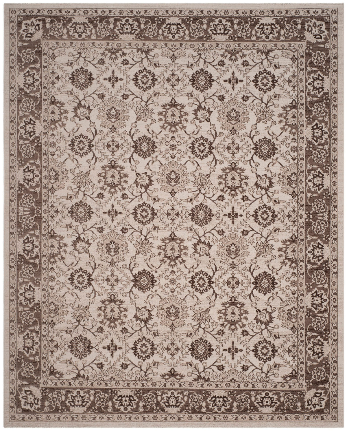 Safavieh Artisan Cunio 9 x 12 Ivory/Brown Indoor Floral/Botanical Oriental Area Rug