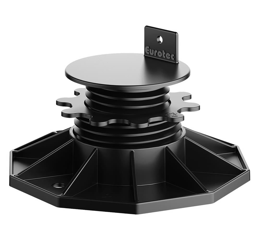 Eurotec 1-1/8-in Black Plastic Post Base Support (20-Pack)