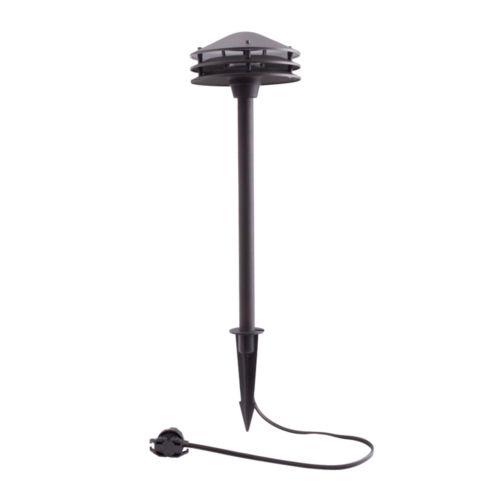 Portfolio 3-Watt Bronze Low-Voltage Integrated LED Path Light, 70 Lumens, 3000K