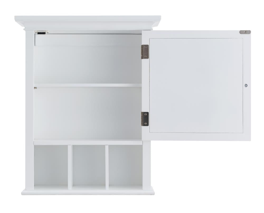 Teamson Home Neal 20 x 24.25 Surface Mount White Medicine Cabinet