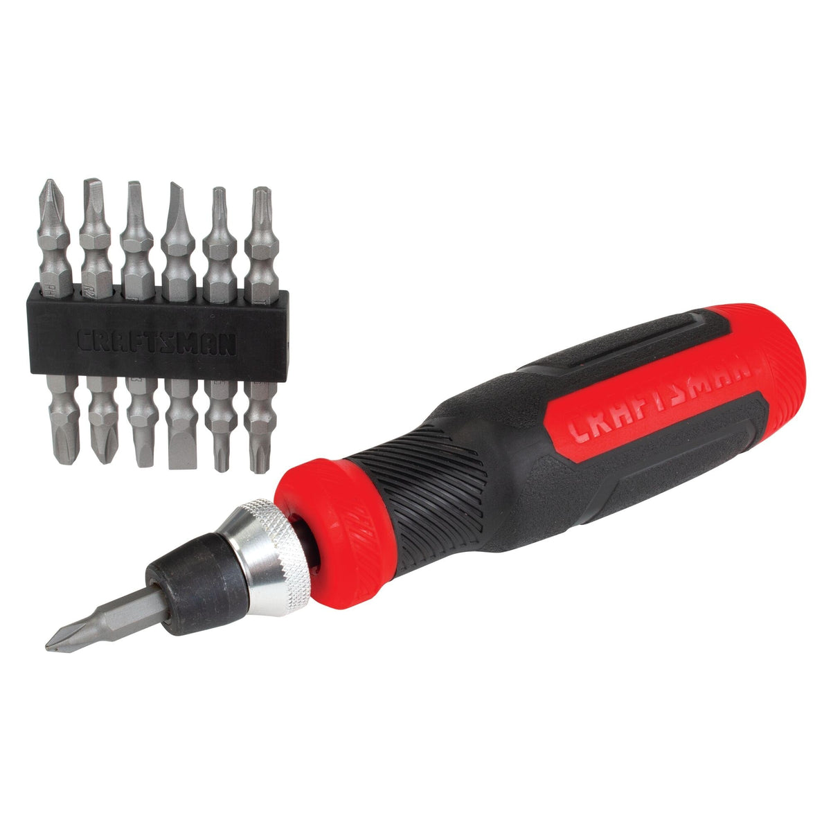 CRAFTSMAN Precision 12-Piece Bi-Material Handle Multi-Bit Screwdriver Set, 2-3/4-in Shaft