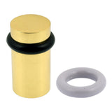Matte Black Solid Brass High Clearance Flat Top Floor Door Stop - Super Arbor