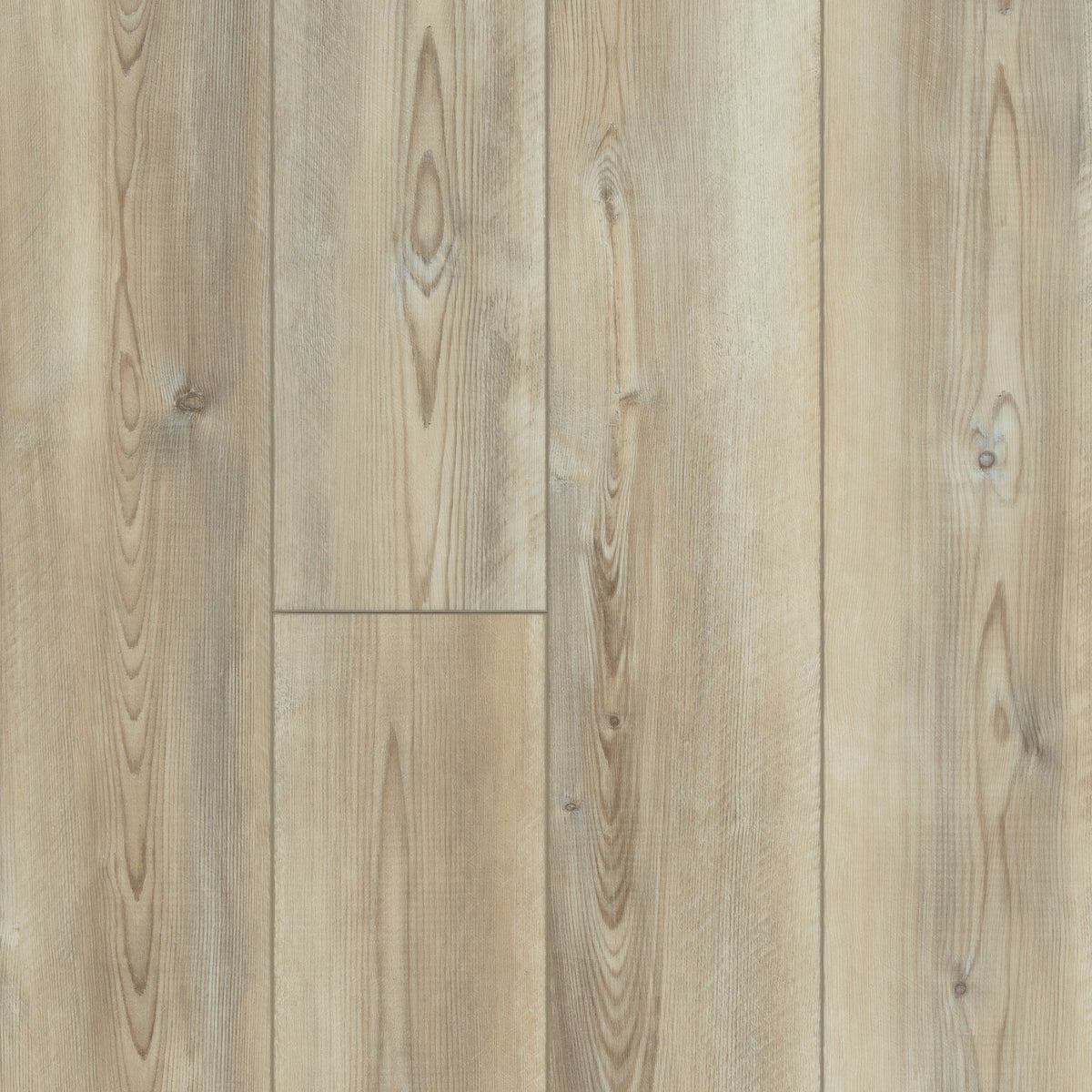 Shaw (Sample) Prismatic Plus Glacier Pine Gray Wood Look 20-mil Waterproof Interlocking or Glue Down Luxury Vinyl Plank