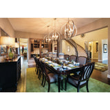 Progress Lighting Equinox 6-Light Gray Transitional Chandelier