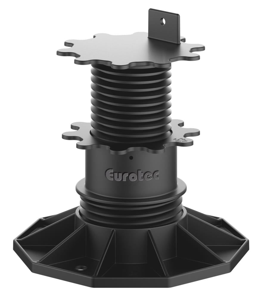Eurotec 1-1/8-in Black Plastic Post Base Support (20-Pack)