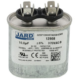 Heil Quaker (ICP) 1171108 capacitor - front view (Product Type: Capacitor; Voltage: 370V)