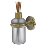 Allied Brass Prestige Skyline Unlacquered Brass Wall-Mounted Reed Diffuser Holder, 2-Piece Set
