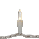 GE StayBright 100-Count 24.7-ft Warm White LED Plug-In Christmas String Lights, White Wire